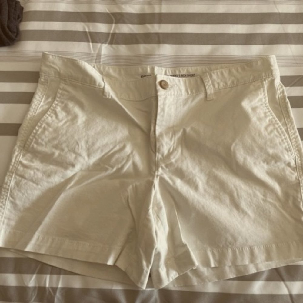 White Chino Shorts
